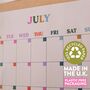 Large Monthly Undated A3 Wall Planner | 12 Pages, thumbnail 3 of 6