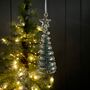 Hanging Glass Christmas Tree Decoration, thumbnail 1 of 2
