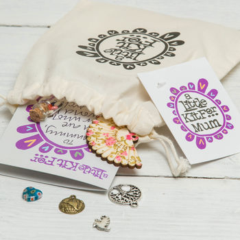 Personalised Little Kit For Mum Keepsake Bag, 5 of 6
