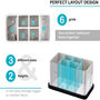 Toothbrush Holder Stand Bathroom Organizer, thumbnail 5 of 8