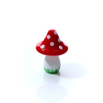 Hand Blown Glass Little Mushroom, 4 of 4