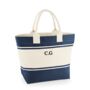 Personalised Cotton Canvas Nautical Tote Bag, thumbnail 4 of 9