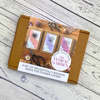 Literary Seeds: The Florals Set Of Three Seed Packets, 2 of 6