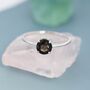 Genuine 1 Ct Smoky Quartz Ring In Sterling Silver, thumbnail 3 of 12