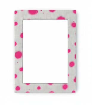 Upcycled Hand Painted Polka Dot Eco Wooden Photo Frame 5x7', 2 of 12