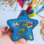 Superhero Glitter Star Badge, thumbnail 1 of 3