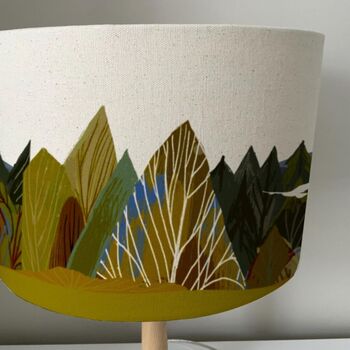 Lampshade Buzzard And Pine / Original Design, 4 of 4