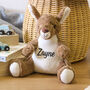 Personalised Kangaroo Soft Toy Teddy Bear For Children, thumbnail 3 of 7