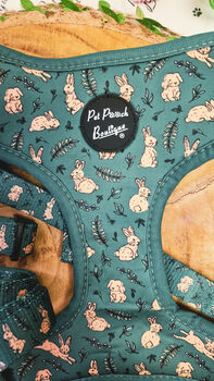 Wild Meadow Bunny Dog Harness With Optional Set, 6 of 12