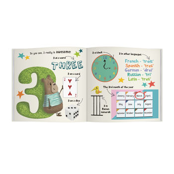 Wow You're Three! Birthday Book You Can Send As A Card, 11 of 12