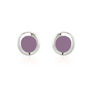 Lilac Enamel Studs, thumbnail 1 of 4