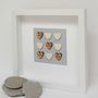 First Wedding Anniversary Paper And Pottery Love Hearts, thumbnail 4 of 4