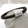Men's Personalised Contemporary Clasp Bracelet, thumbnail 1 of 6