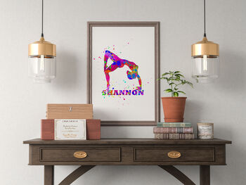 Personalised Gymnast Gift Print, 2 of 4