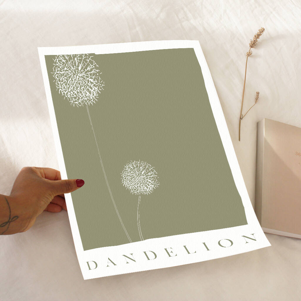 Botanical Dandelion Print, 1 of 4