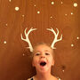 Christmas Antler Wall Decal Sticker, thumbnail 4 of 8