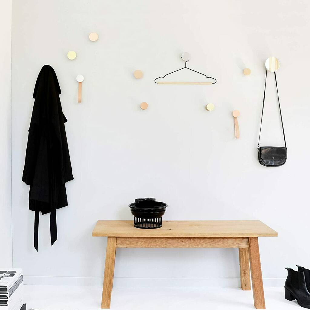 Round Wooden Wall Hook Set Of Two By Chilled Indigo