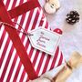 Personalised Gift Tag Reusable For Stockings And Santa Sacks, thumbnail 6 of 9