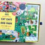 Cat Café And Dog Park Double Sided Jigsaw Puzzle, thumbnail 3 of 4