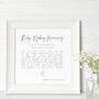 Ruby Wedding Anniversary Print With Poem, thumbnail 1 of 4