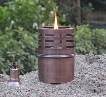 Copper Garden Oil Lamp, 2 of 5