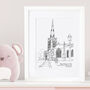 Personalised Christening Venue Sketch Gift, thumbnail 2 of 10