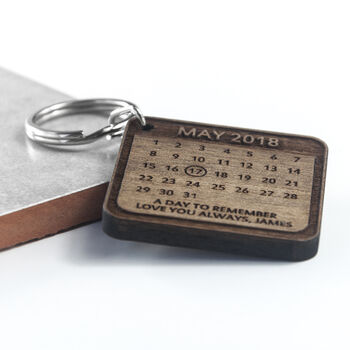 Personalised A Day To Remember Square Keyring, 7 of 8