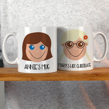 Personalised Face Mug For Girl, 4 of 8