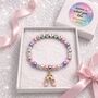 Personalised Ballerina Or Gymnast Charm Bracelet Gift For Girls, thumbnail 1 of 12