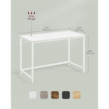 Wide Computer Desk Office Table Workstation, 2 of 9