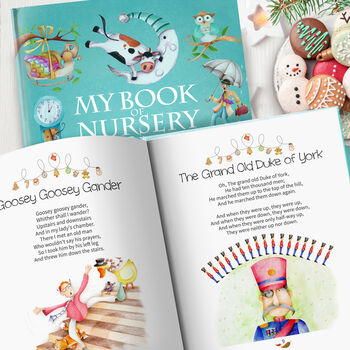 My First Christmas Nursery Rhymes And Personalised Poems Book, 5 of 10