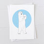 Polar Bear Gift Wrap Pack With Card Option, thumbnail 3 of 5