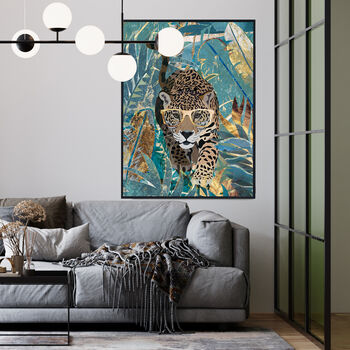 Three Prints Big Cats Jungle Tiger Cheetah Leopard Art, 3 of 9