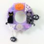 Halloween Fall Wreath Brooch Glow In The Dark Acrylic, thumbnail 5 of 9