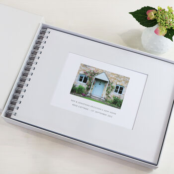 Personalised New Home Memory Book Or Album: A4, 3 of 4