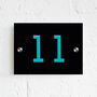 Personalised Front Door House Number Sign Plaque, thumbnail 1 of 4