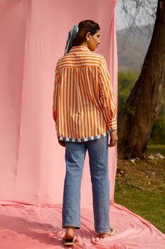 Tangerine Stripe Shirt, 3 of 5
