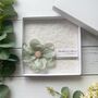 Personalised Wedding Day Card With Flower. Various Colours, thumbnail 4 of 6