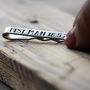 Personalised Silver Wedding Tie Clip, thumbnail 4 of 9