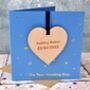 Personalised Christening Foiled Decoration Card, thumbnail 3 of 4