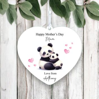 Personalised Mother's Day Panda Decoration, 2 of 2