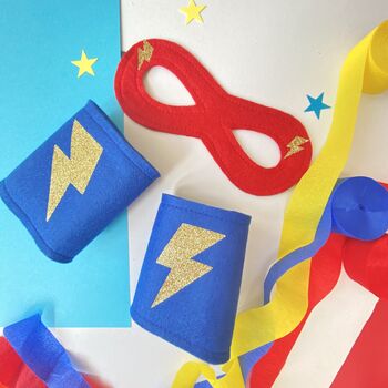 Felt Superhero Arm Bands For Kids And Adults, 2 of 10