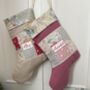 Luxury Patchwork Christmas Stocking, thumbnail 12 of 12