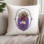 Personalised Birth Flower Cushion Gift, thumbnail 1 of 12