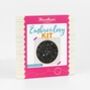 Black Seedhead Spray Embroidery Kit, thumbnail 2 of 7
