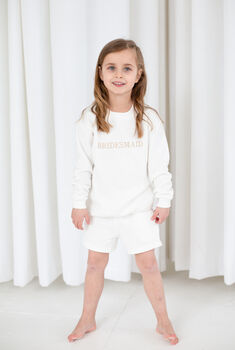 Personalised Embroidered Team Bride Sweatshirt Jumper, 7 of 12