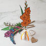 Handpainted Wooden Daisy Birth Flower April In Vase, thumbnail 3 of 8