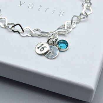 Sterling Silver 16th Bracelet, 2 of 6