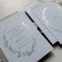 Silver Wreath Invitation Suite, thumbnail 1 of 5