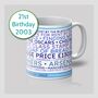 Personalised 21st Birthday Mug Gift 2003, thumbnail 1 of 10